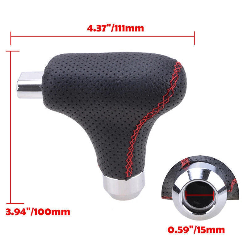 Leather Gear Shift Knob for Automatic Transmission - Universal Fit ()