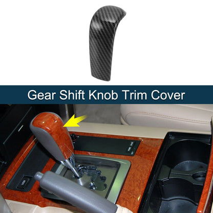 ABS Gear Shift Knob Cover Sticker for Toyota Land Cruiser Prado (2010–2017)