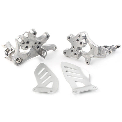 Rider Front Footpegs for Suzuki GSXR 1000 (2009-2011) - 2 x Footrests Brackets