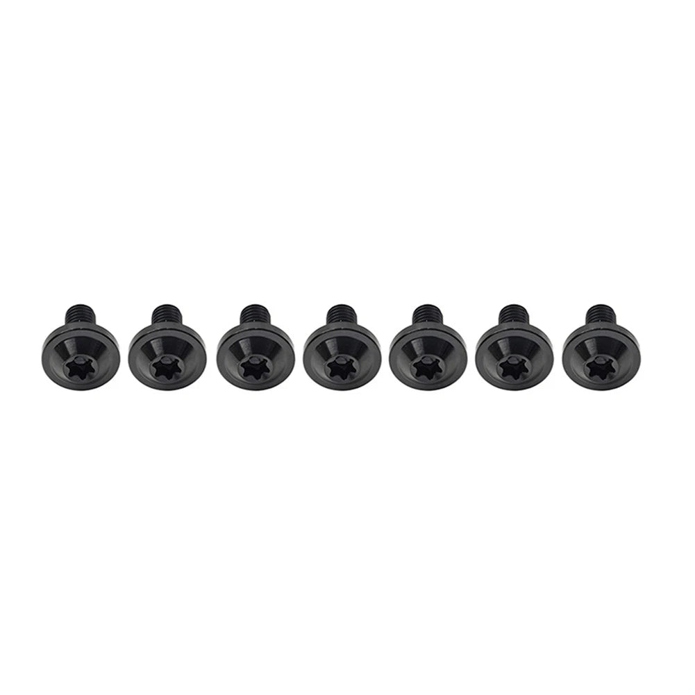 6 x Titanium Alloy Bolts M6x10mm for Motorcycle - Truss Torx Head Screws