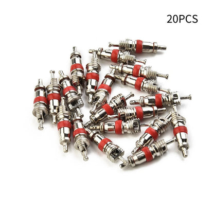 20x Tyre Valve Core Insert W/ Remover Tool for Car Bike Motorcycle Wheel