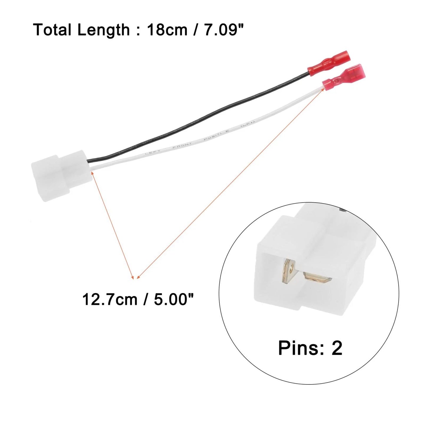 4 x Speaker Connector Harness Adapter for Nissan Sentra (1987-1990)