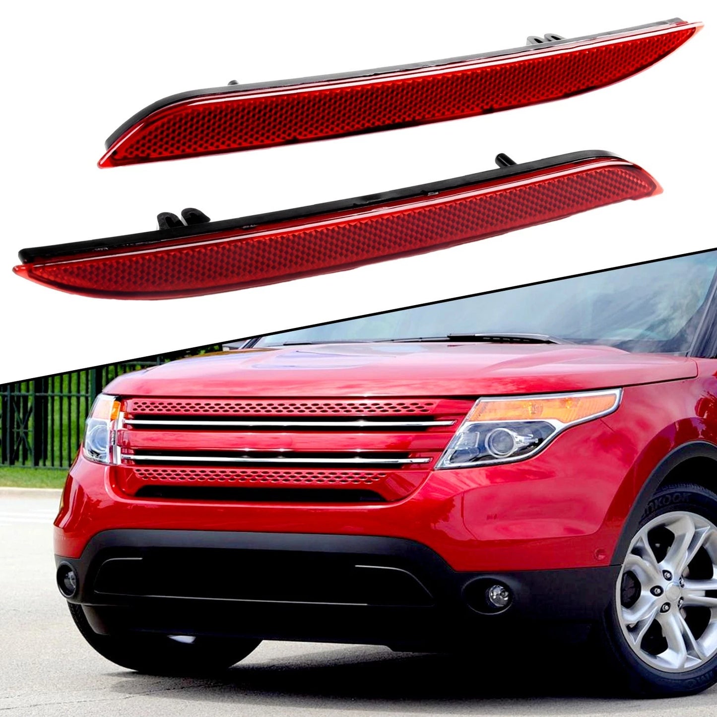 Bumper Reflection Accessories for Mustang (2015-2017)