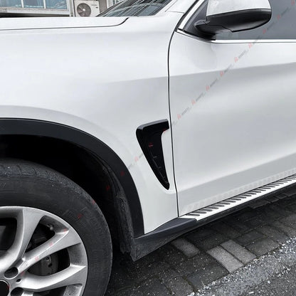 Gloss Black Side Air Fender Vent Cover for BMW X5 (2014–2018)