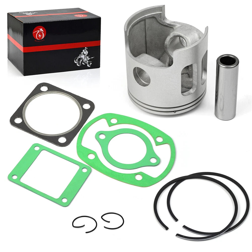 Top End Piston Kit w/ Gaskets .50mm Oversize for Yamaha G1 2-Cycle Golf Cart