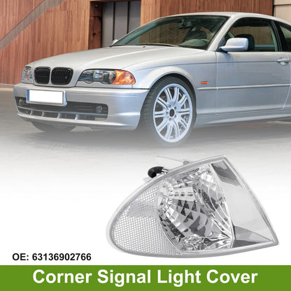 1 Pc Right Corner Signal Light Cover for BMW 3 Series Clear