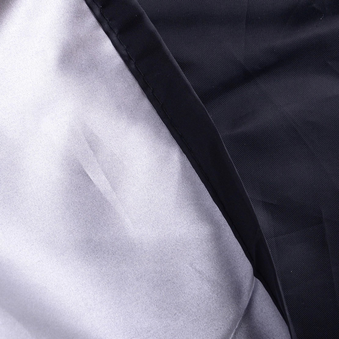 Black Half Body Roof Cover for Car - UV Rain Snow Resistant