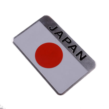6 x 3D Japan Flag Fender Badge Emblem Decal for Car Trunk