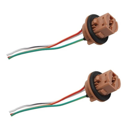 T20 7443 Filament Wedge Stop Light Socket 2 x Connector for Cars (2010–2024)