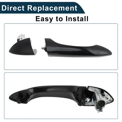 Front Right Exterior Door Handle for BMW X5 E53 (2000-2006) Black
