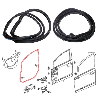 Front Door Weatherstrip for Honda Civic Sedan 4D 2006-2010