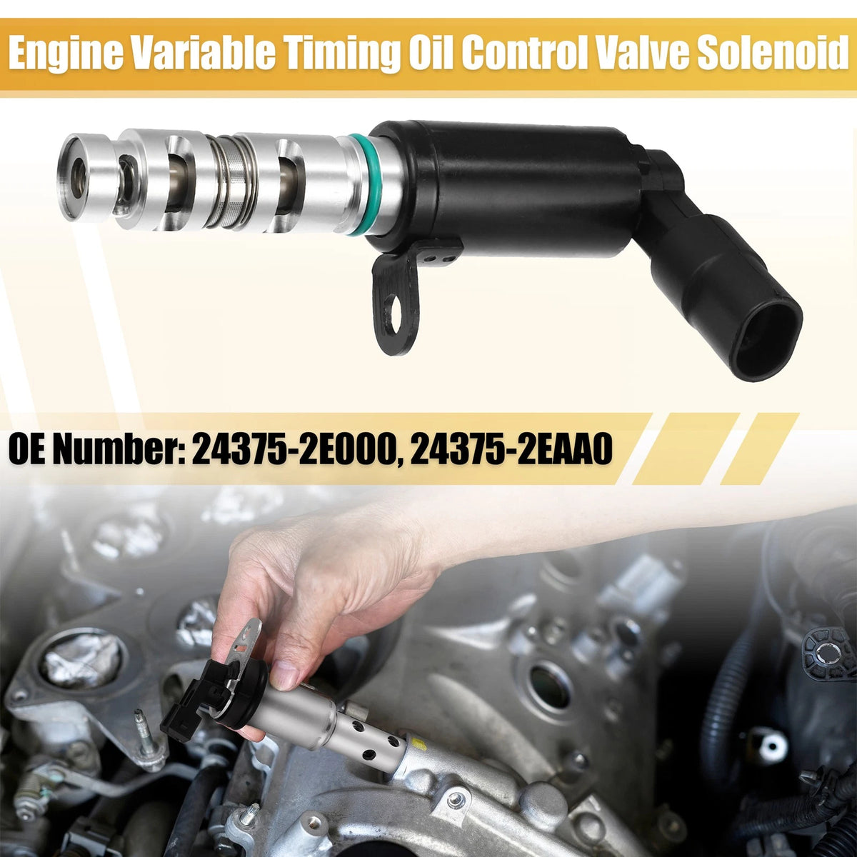 Oil Control VVT Solenoid for Hyundai Elantra 1.8L, Kia (2011-2012)