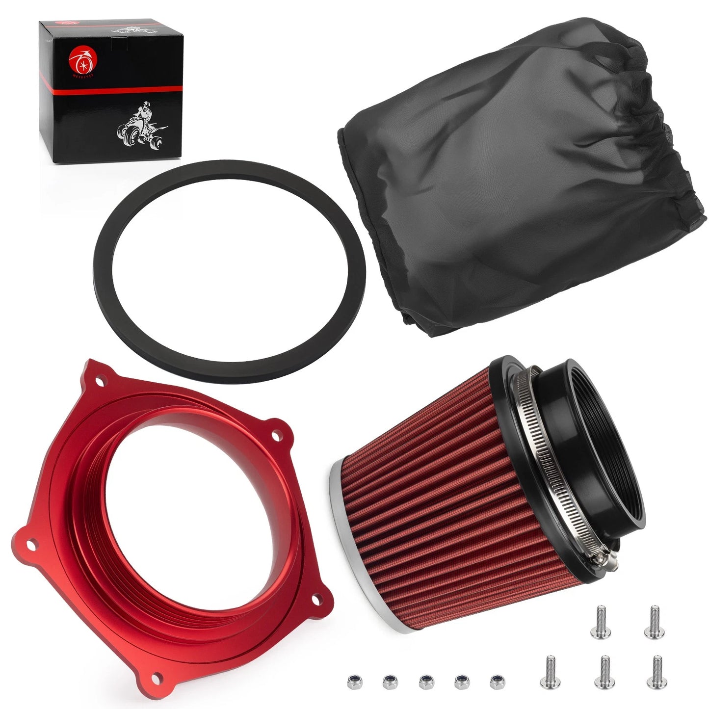 Air Filter Cleaner & Guide Holder Kit for Yamaha YFZ450 2004-2017