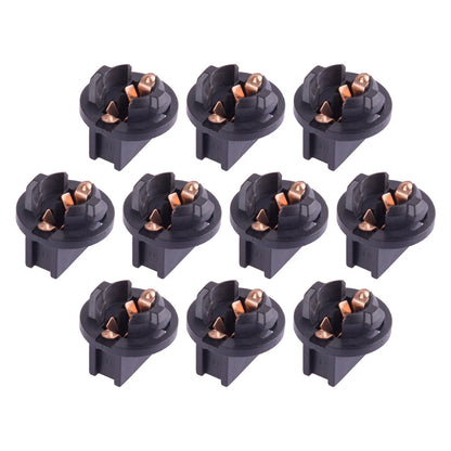 10Pcs T10 LED Bulbs for Instrument Panel Dash Light Socket