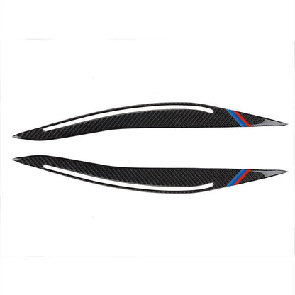 Carbon Fiber Fog Light Eyebrow Cover Trim for BMW 5 Series F10 (2014-2016)