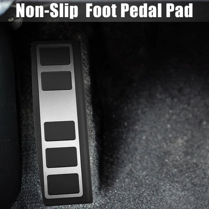 Car Foot Rest Pedal Cover for Ford Mustang Mach-E 2021-2022 Stainless Steel