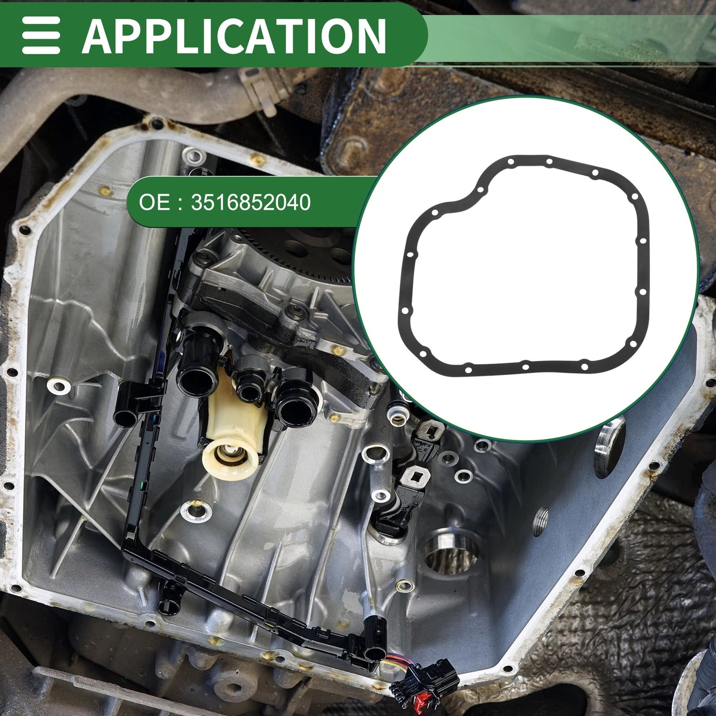 Car Oil Pan Gasket for Toyota Yaris VIOS Sedan (2005-2013)