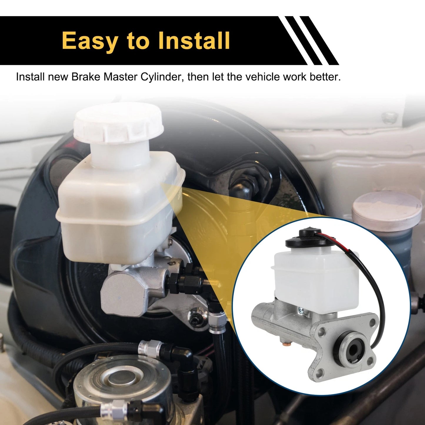 Brake Master Cylinder w/ Reservoir for Toyota HILUX LN3 LN6 (83-98)