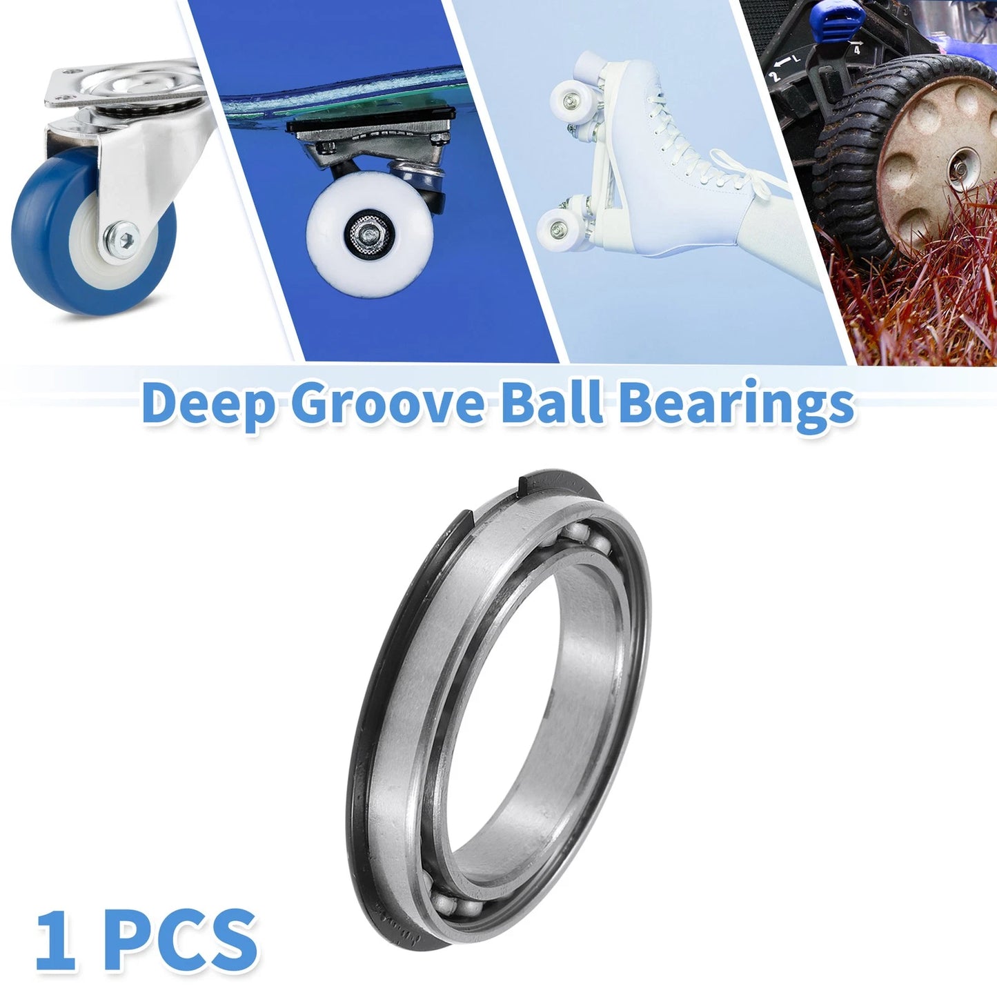 6806NR / 30x42x7mm / Deep Groove Ball Bearings for Scooter Skateboard Wheel