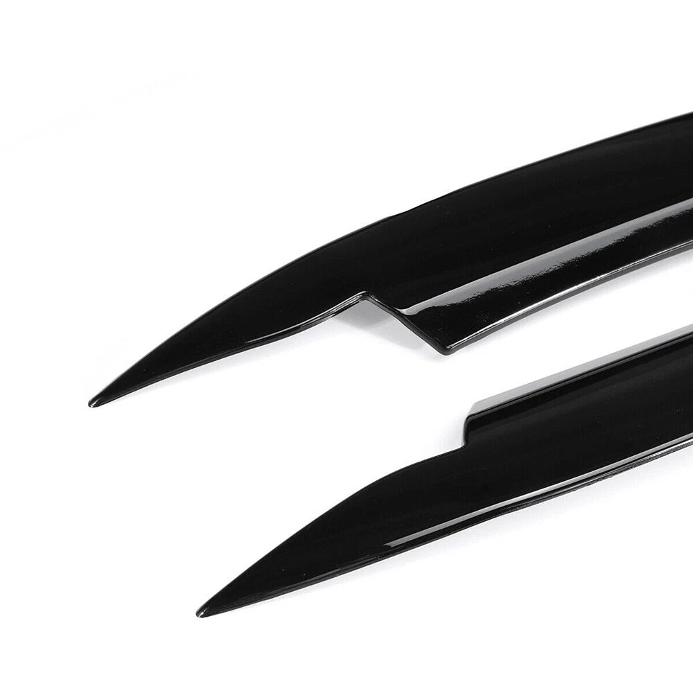 2 x Headlight Eyelid Covers for VW Passat B7 (2010-2015) Gloss Finish