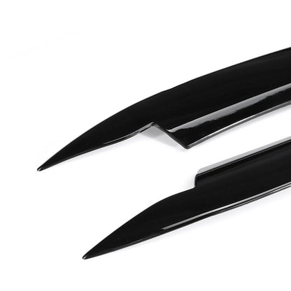 2 x Headlight Eyelid Covers for VW Passat B7 (2010-2015) Gloss Finish