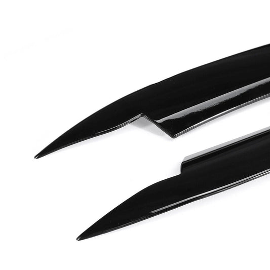 2 x Headlight Eyelid Covers for VW Passat B7 (2010-2015) Gloss Finish