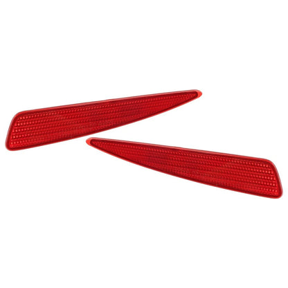 Red Rear Bumper Reflectors for Toyota Auris (2013-2018)