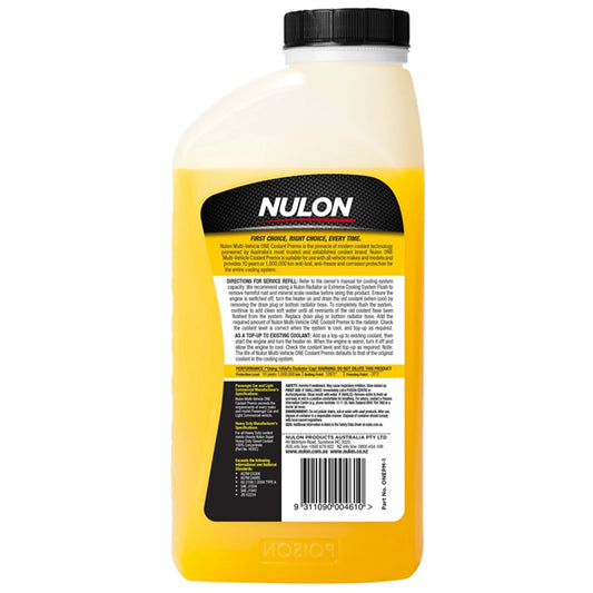 1L Coolant Premix for Multi-Vehicle ONE