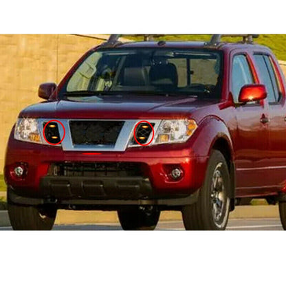 4x Smoked Lens LED Grille Lights for Jeep Grand Cherokee (2003-2021)