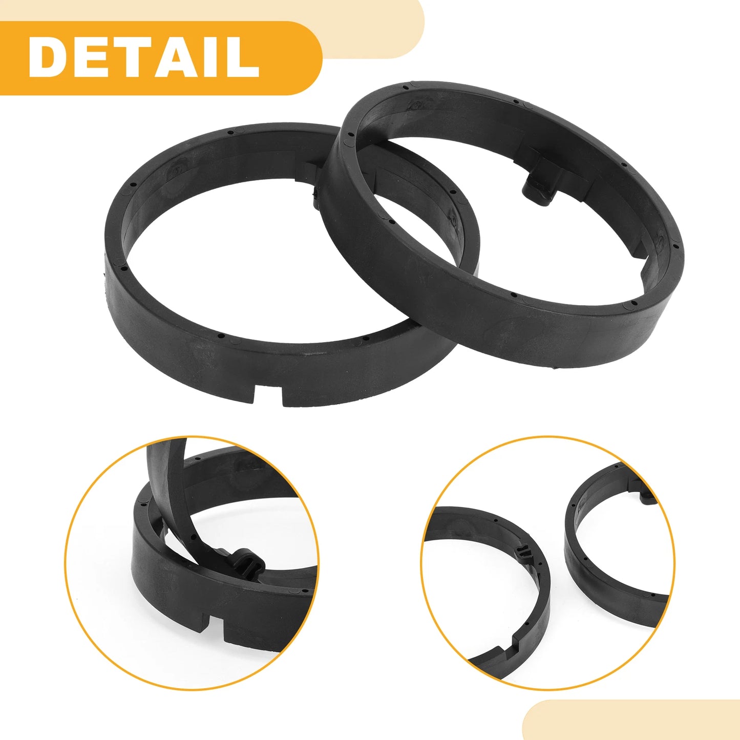6.5" Speaker Subwoofer Mounting Spacer Bracket Ring for Mitsubishi