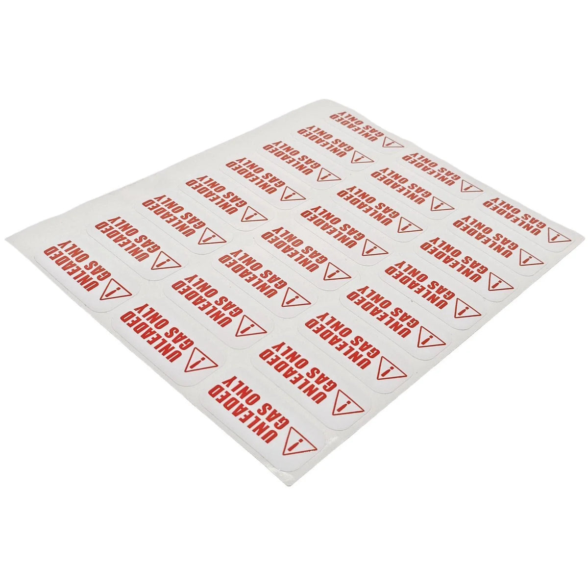 Unleaded Gas Only Sticker for Truck Vinyl Decal 2"x1"