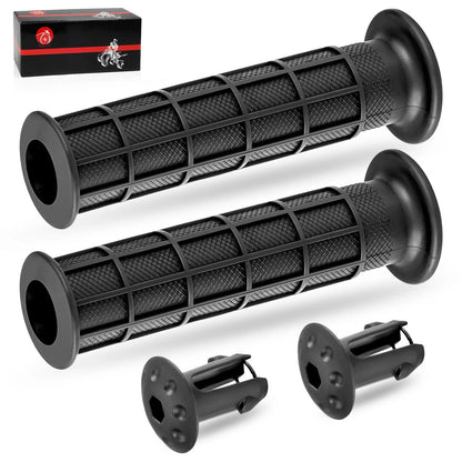 2 x Handlebar Grips w/End Guards for Honda Rancher 420 2x4/4x4 (2007–2024)