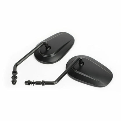 Mirrors Pair Black for Harley Road Street Glide Softail XL883 1200 (2004-2023)