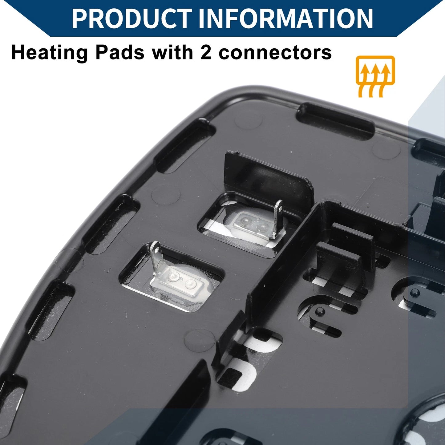 Heated Left Mirror Glass for Toyota Sienna (2011-2019)
