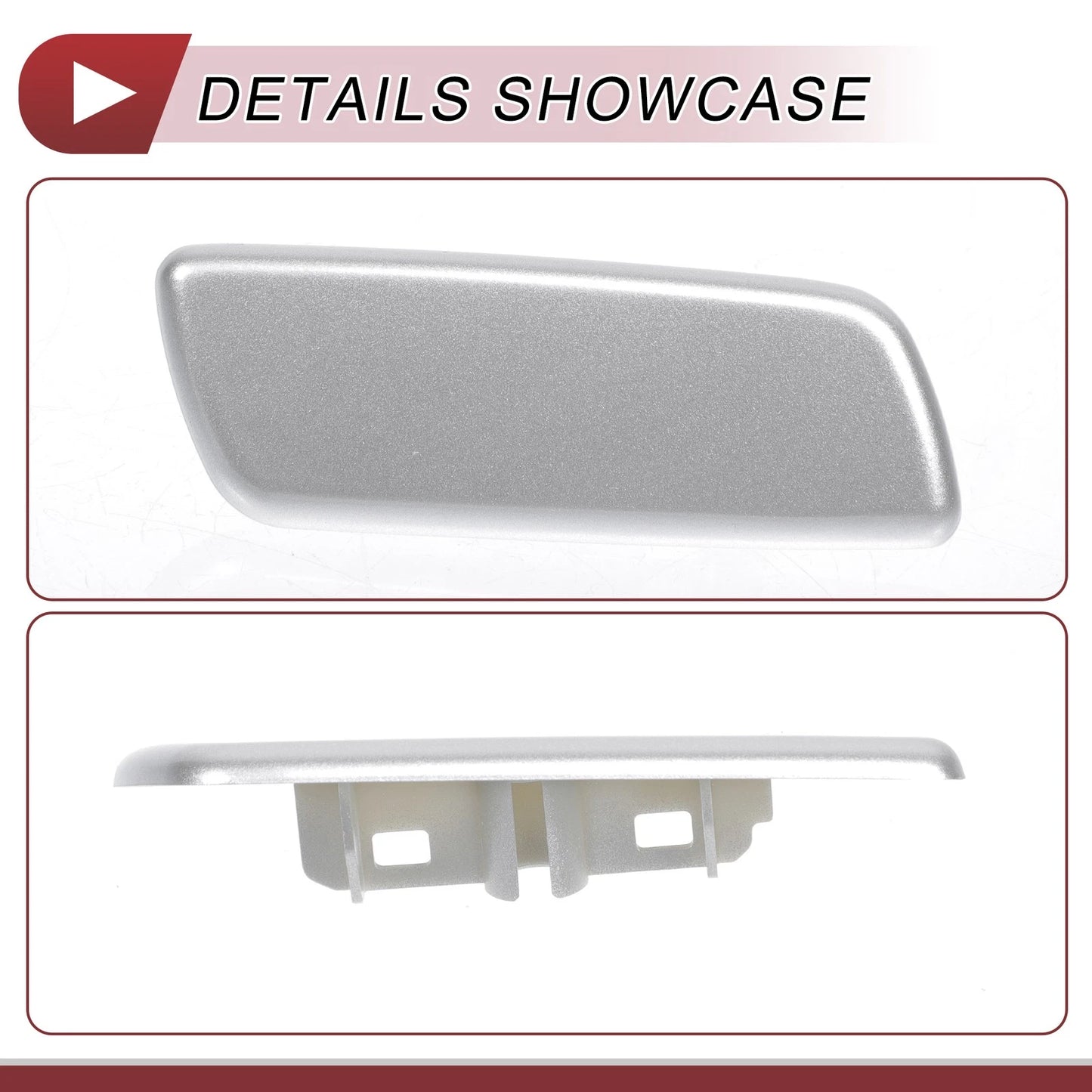 Front Right Washer Nozzle Cover for Lexus RX350 (2010-2013) - Silver Tone