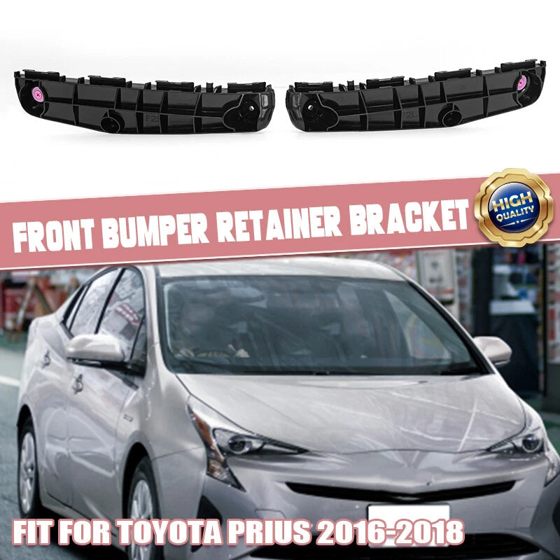 2 x Front Bumper Retainer Bracket Set for Toyota Prius (2016-2021)