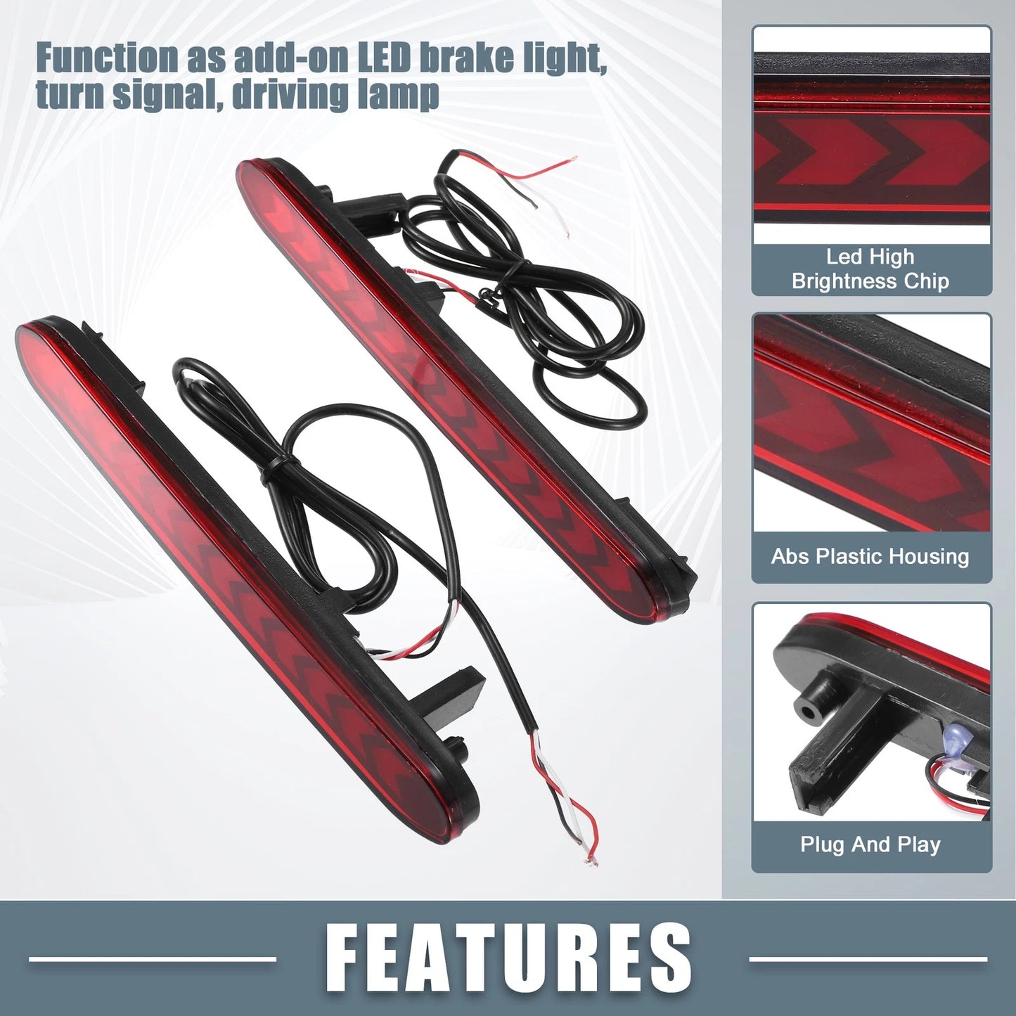 Rear Bumper Reflector Light for Honda Odyssey (2018-2023)