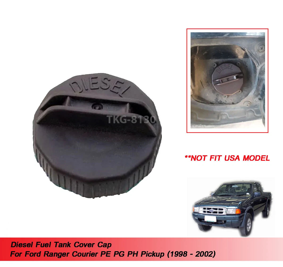 Fuel Tank Cap for Ford Ranger Inter (1998-2002)