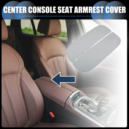 Armrest Protector Cover Pad for BMW X5 X6 (2010-2018) - 1 Pair Neoprene Gray
