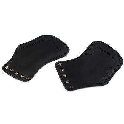 Black Leather Heat Saddle Shield Deflector for Harley Sportster