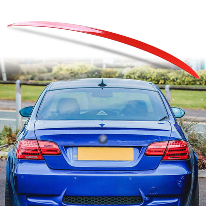 Rear Lip Spoiler for BMW E92 Coupe M3 (2007-2013) - Crimson Red
