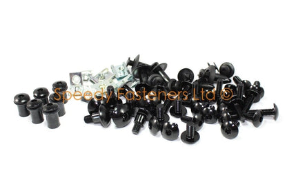 Aluminium Noir Fork Headlight Windscreen Bolts for Suzuki GSX-R750 (2008–2010)