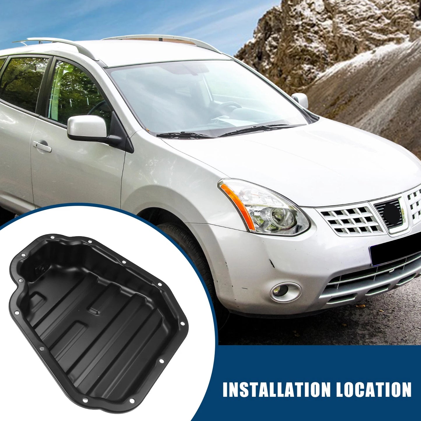 Engine Transmission Oil Pan for Nissan Rogue X-Trail (2014-2020)