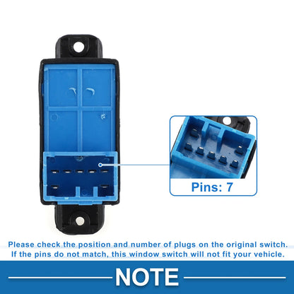 Passenger Side Power Window Switch for Hyundai ix35 (2010-2014)