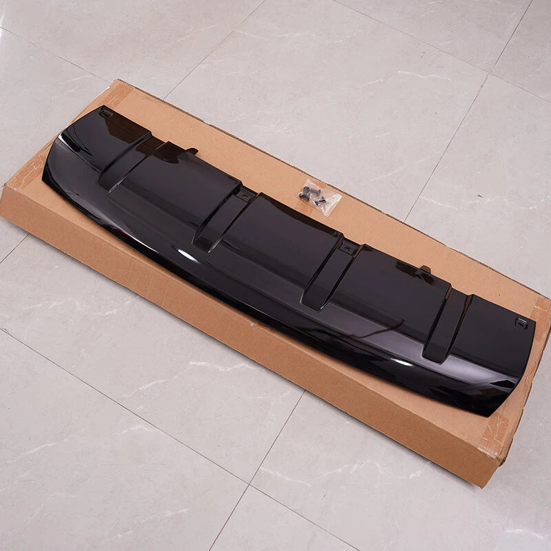 Gloss Black Front Bumper Skid Plate Cover for Land Rover Discovery 2017-2023