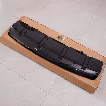 Gloss Black Front Bumper Skid Plate Cover for Land Rover Discovery 2017-2023