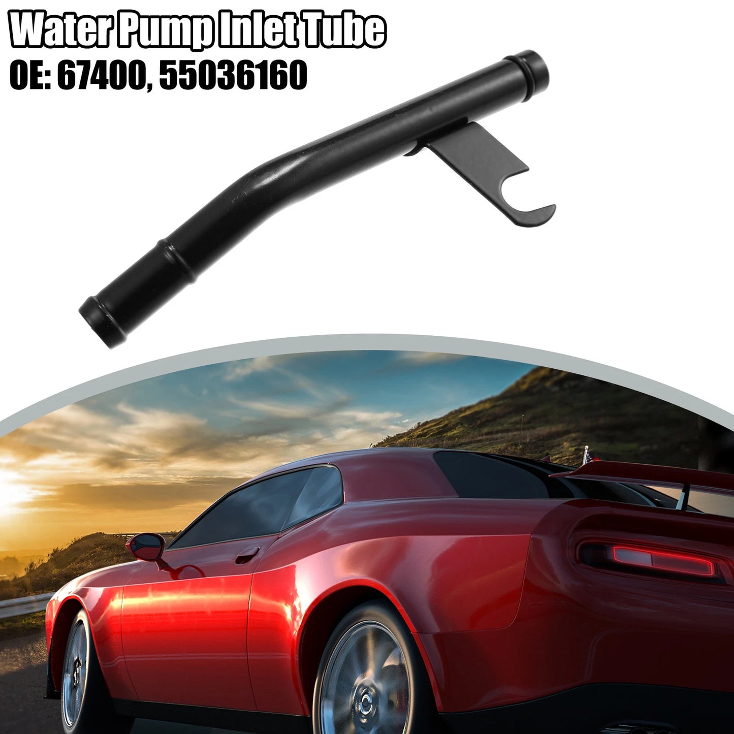 Engine Water Pump Inlet Tube Hose with Gasket for Dodge Trucks (1990 - 2003)