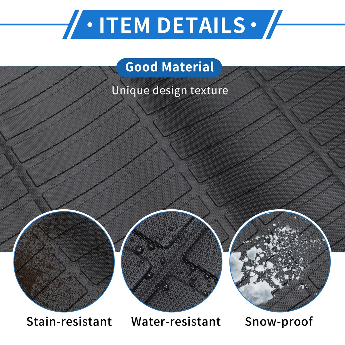 Rear Trunk Mat for Nissan Sentra (2020-2024) TPE Cargo Liner Upgrade