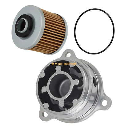 Oil Filter Cover & O-Ring Set For Yamaha V-Star XVS1100 Classic Custom Silverado