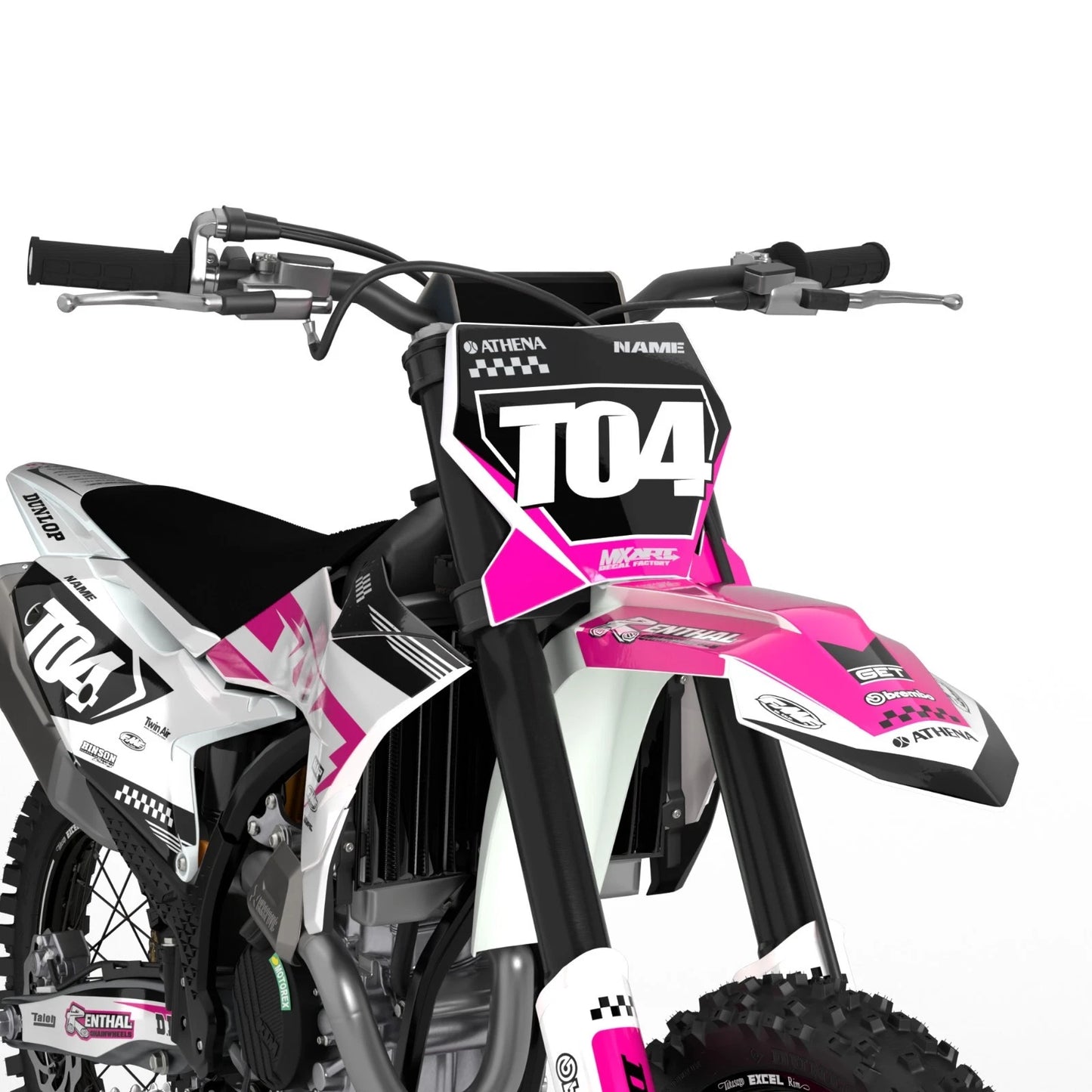 Swift Pink Full Sticker Kit for KTM SX (2023-2025)